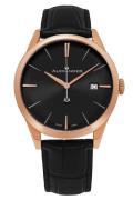 Alexander Herreur A911-05 Heroic Sort/Læder Ø40 mm