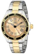 Invicta Herreur 15000 Pro Diver Champagne/Gul guldtonet stål Ø45 mm