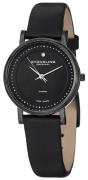 Stührling Original Dameur 734L.03 Sort/Læder Ø29 mm