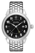 Bulova Herreur 63B154 Accutron Sort/Stål Ø42 mm