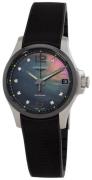 Longines Dameur L3.319.4.88.9 Conquest V.H.P. Sort/Gummi Ø36 mm