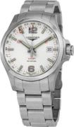 Longines Herreur L3.728.4.76.6 Conquest V.H.P. Sølvfarvet/Stål Ø43