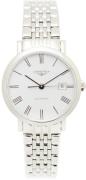 Longines Dameur L4.310.4.11.6 Elegant Hvid/Stål Ø29 mm