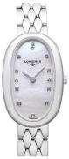 Longines Dameur L2.305.4.87.6 Symphonette Hvid/Stål Ø18.9 mm