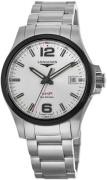 Longines Herreur L3.719.4.76.6 Conquest V.H.P. Sølvfarvet/Stål Ø41