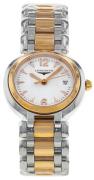 Longines Dameur L8.110.5.16.6 PrimaLuna Hvid/Stål Ø26.5 mm