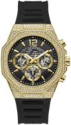 Guess Herreur GW0518G2 Momentum Sort/Gummi Ø44 mm