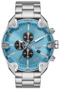 Diesel Herreur DZ4655 Spiked Blå/Stål Ø49 mm