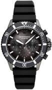 Emporio Armani Herreur AR11515 Diver Sort/Gummi Ø43 mm