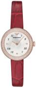 Emporio Armani Dameur AR11357 Rosa Hvid/Læder Ø30 mm