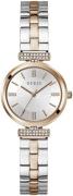 Guess Dameur GW0762L4 Array Sølvfarvet/Rosaguldtonet stål Ø28 mm