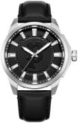 Police Herreur PEWJA2204308 Kavalan Sort/Læder Ø44 mm
