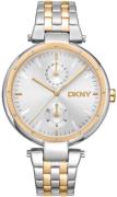 DKNY Dameur DK1L066M0085 Downtown Multi Sølvfarvet/Guldtonet stål