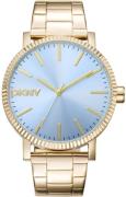DKNY Dameur DK1L034M0055 Soho Maxi Blå/Guldtonet stål Ø40 mm