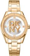 DKNY Dameur DK1L016M0065 Chambers Midi Sølvfarvet/Guldtonet stål