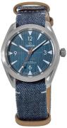 Omega Herreur 220.12.40.20.03.001 Seamaster Railmaster Blå/Læder