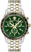 Versace Herreur VEZCA0524 Sport Grøn/Gul guldtonet stål Ø44 mm