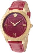 Versace Dameur VEVC00921 Greca Rød/Læder Ø38 mm