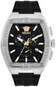 Versace Herreur VESCA0124 Classic Sort/Læder