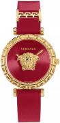 Versace Dameur VEDV00319 Palazzo Empire Rød/Gul guldtonet stål Ø37