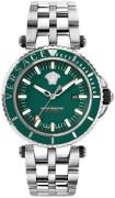 Versace Herreur VEAK00721 V Race Grøn/Stål Ø46 mm