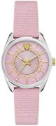 Versace Dameur VE8A00124 V Circle Rosa/Læder Ø36 mm