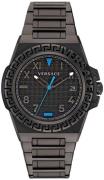 Versace Dameur VE3I00622 Greca Grå/Stål Ø44 mm