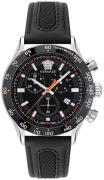 Versace Herreur VE2U00122 Hellenyium Sort/Tekstil Ø44 mm