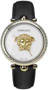 Versace Dameur VCO140017 Palazzo Empire Sølvfarvet/Læder Ø39 mm