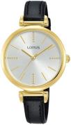 Lorus Dameur RG238QX9 Classic Sølvfarvet/Læder Ø32 mm