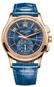 Patek Philippe Herreur 5905R-010 Complications Blå/Læder Ø42 mm