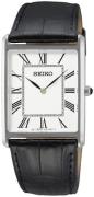 Seiko Dameur SWR049P1 Essentials Hvid/Læder 38.2x27.9 mm