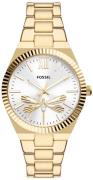 Fossil Dameur ES5262 Scarlette Sølvfarvet/Guldtonet stål Ø38 mm