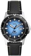Fossil Herreur FS5960 Blue Blå/Læder Ø42 mm
