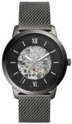 Fossil Herreur ME3185 Neutra Automatic Sort/Stål Ø44 mm