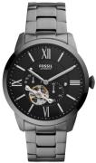 Fossil Herreur ME3172 Townsman Sort/Stål Ø44 mm