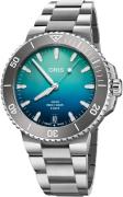 Oris Herreur 01 400 7790 4185-Set Aquis Great Barrier Reef Blå/Stål
