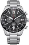 Citizen Herreur CA4654-55E Chrono Sort/Stål Ø43 mm
