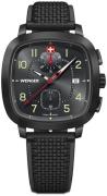 Wenger Herreur 01.1933.114 Vintage Sort/Gummi