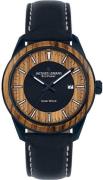 Jacques Lemans Herreur 1-2116K Eco Power Solar Brun/Tekstil Ø40 mm