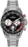 Jacques Lemans Herreur 1-2127E Liverpool Sort/Stål Ø40 mm