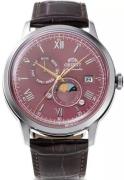 Orient Herreur RA-AK0807R30B Bambino Rød/Læder Ø41.5 mm