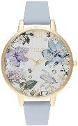 Olivia Burton Dameur OB16BF21 London Hvid/Læder Ø38 mm