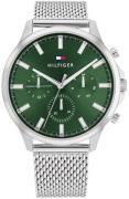 Tommy Hilfiger Herreur 1710499 Ryder Grøn/Stål Ø44 mm