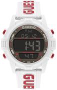 Guess Herreur GW0050G4 Charge Sort/Gummi Ø51 mm