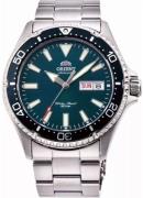 Orient Herreur RA-AA0004E39B Kamasu Mako III Grøn/Stål Ø42 mm