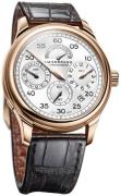 Chopard Herreur 161971-5001 L.U.C Sølvfarvet/Læder Ø43 mm