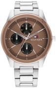 Tommy Hilfiger Herreur 1710533 Tyler Brun/Stål Ø43 mm