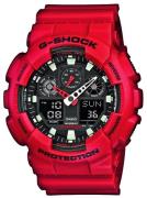 Casio Herreur GA-100B-4AER G-Shock Sort/Resinplast Ø51.2 mm