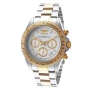 Invicta Herreur 9212 Speedway Hvid/Stål Ø40 mm